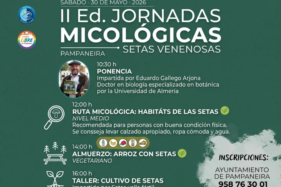 Segunda Edición Jornadas Micológicas Setas Venenosas Pampaneira