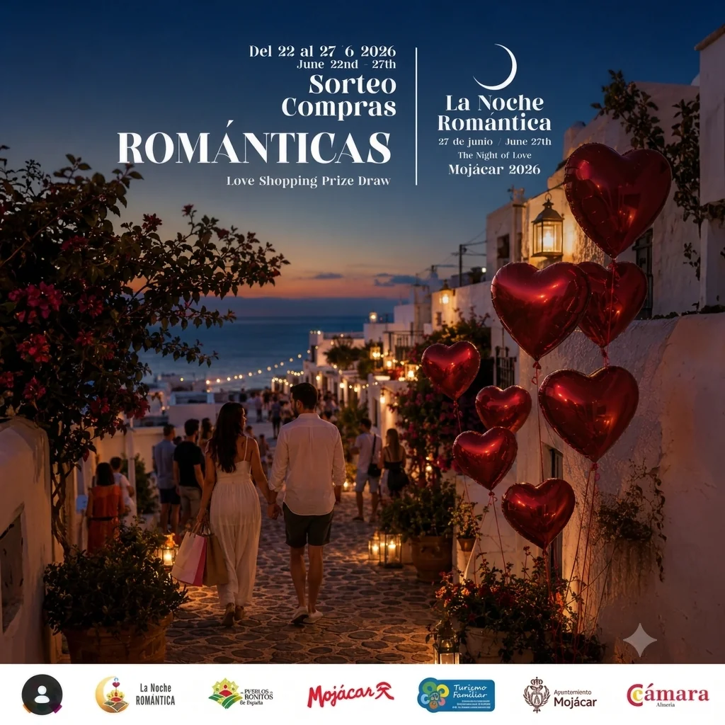 Sorteo compras románticas Mojácar 2026